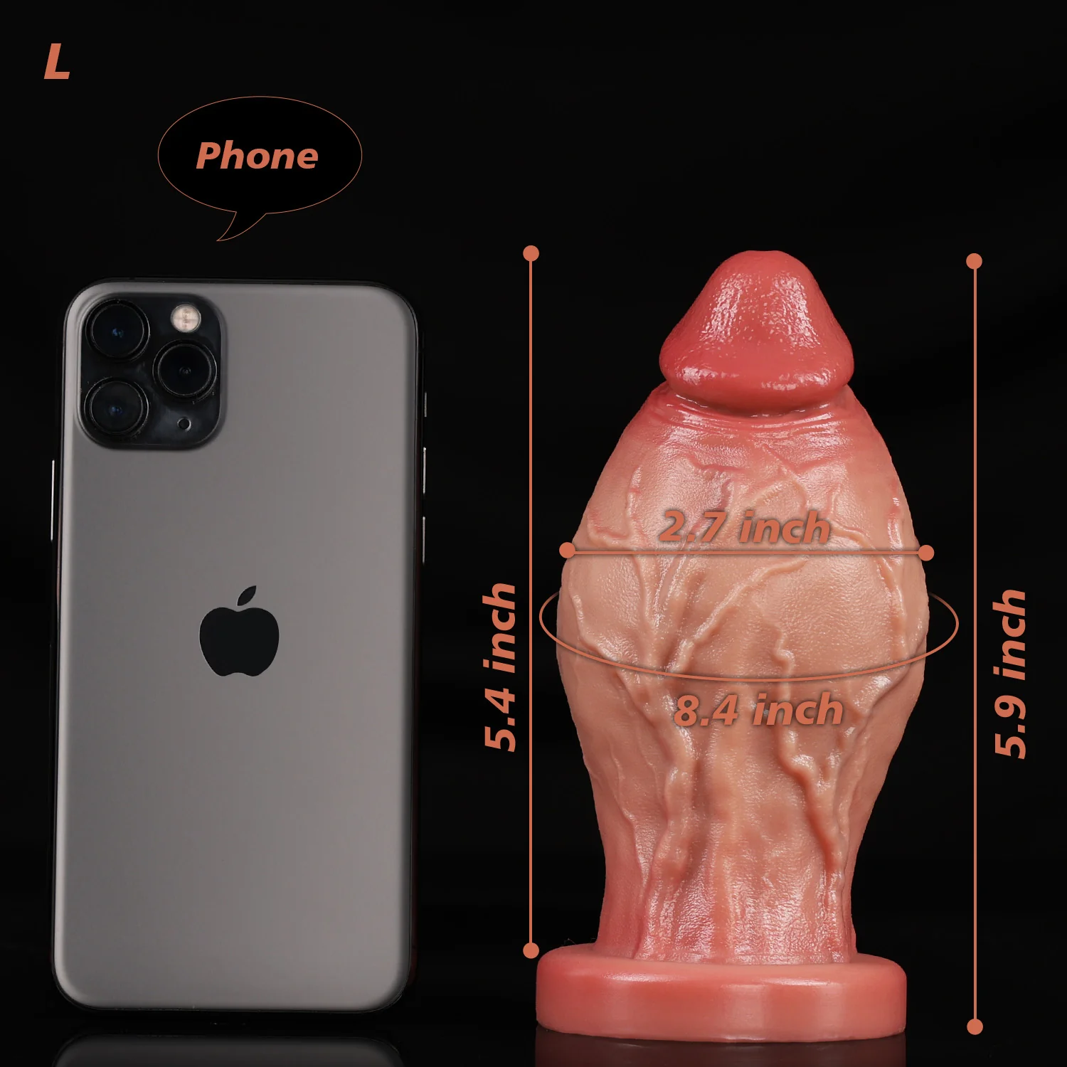 Boss Bobby - Meaty Anal Dildo with Soft Entry Head | Multi-Size Fit - Image 3