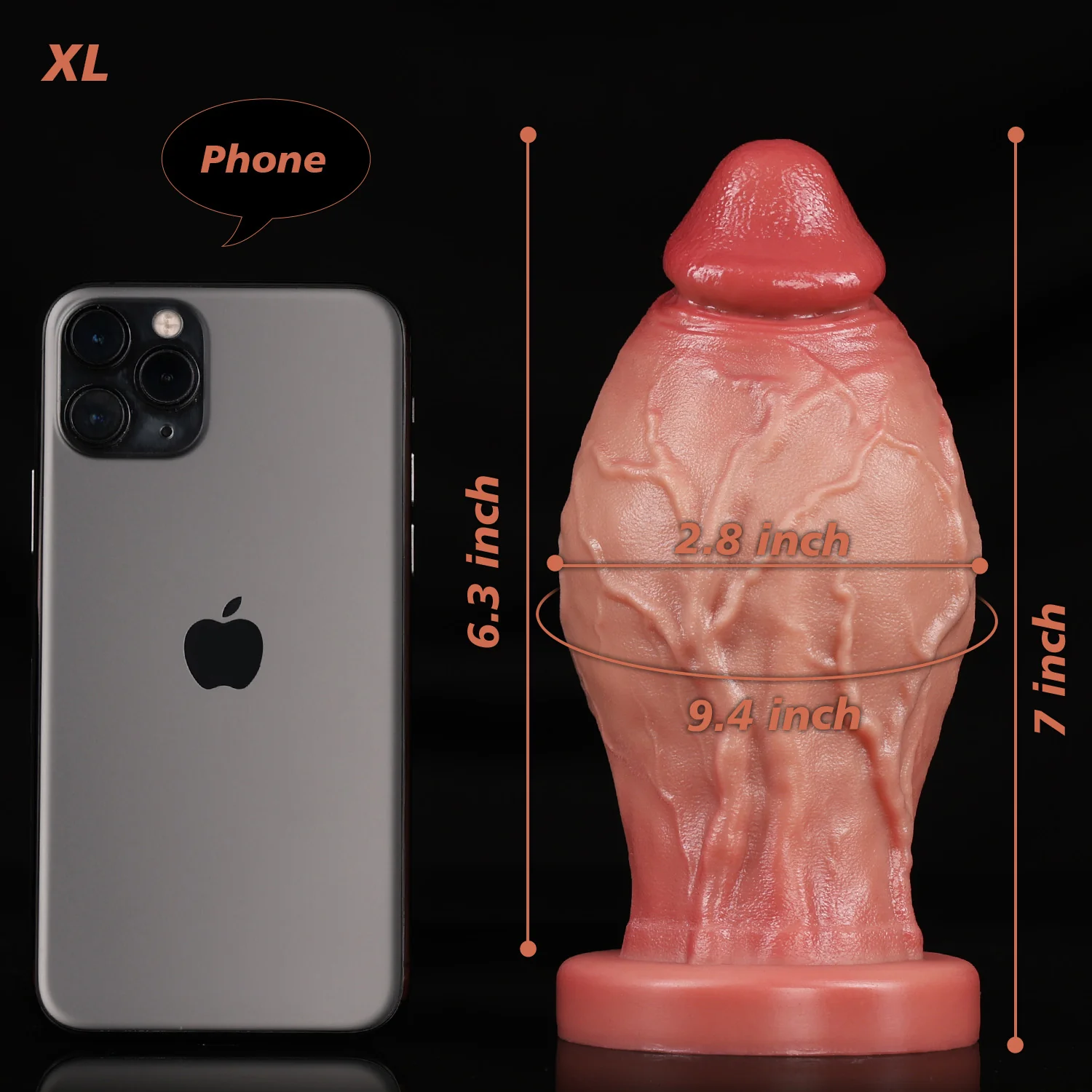 Boss Bobby - Meaty Anal Dildo with Soft Entry Head | Multi-Size Fit - Image 4