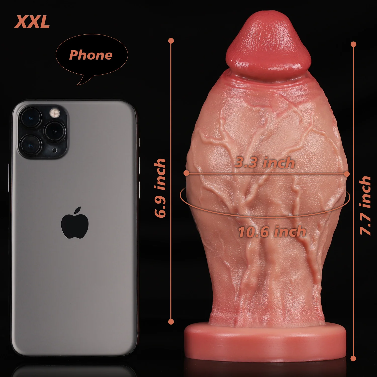 Boss Bobby - Meaty Anal Dildo with Soft Entry Head | Multi-Size Fit - Image 5