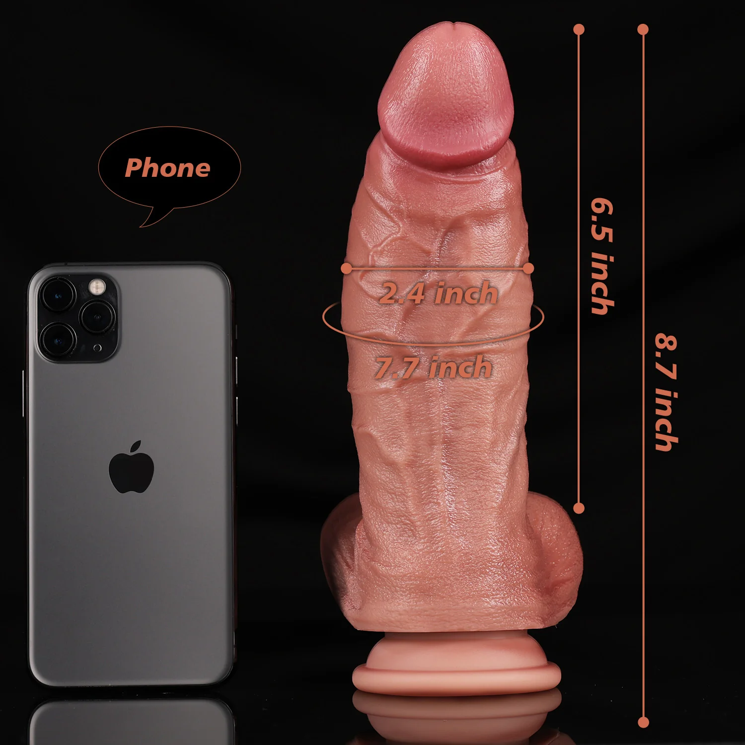 Boxing Bruno-Ultra Thick 2.4-Inch Diameter Handmade Realistic Dildo - Image 8