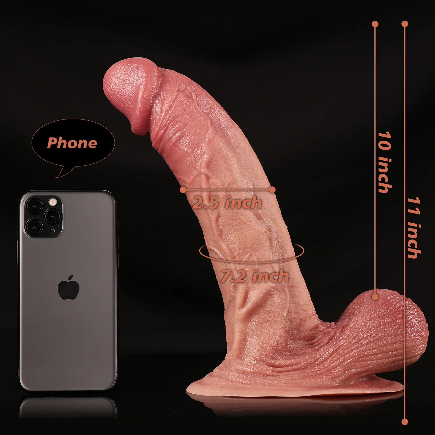 Gymnast Gavin - 11-Inch Heavyweight Dildo with Massive Hanging Balls - Image 9