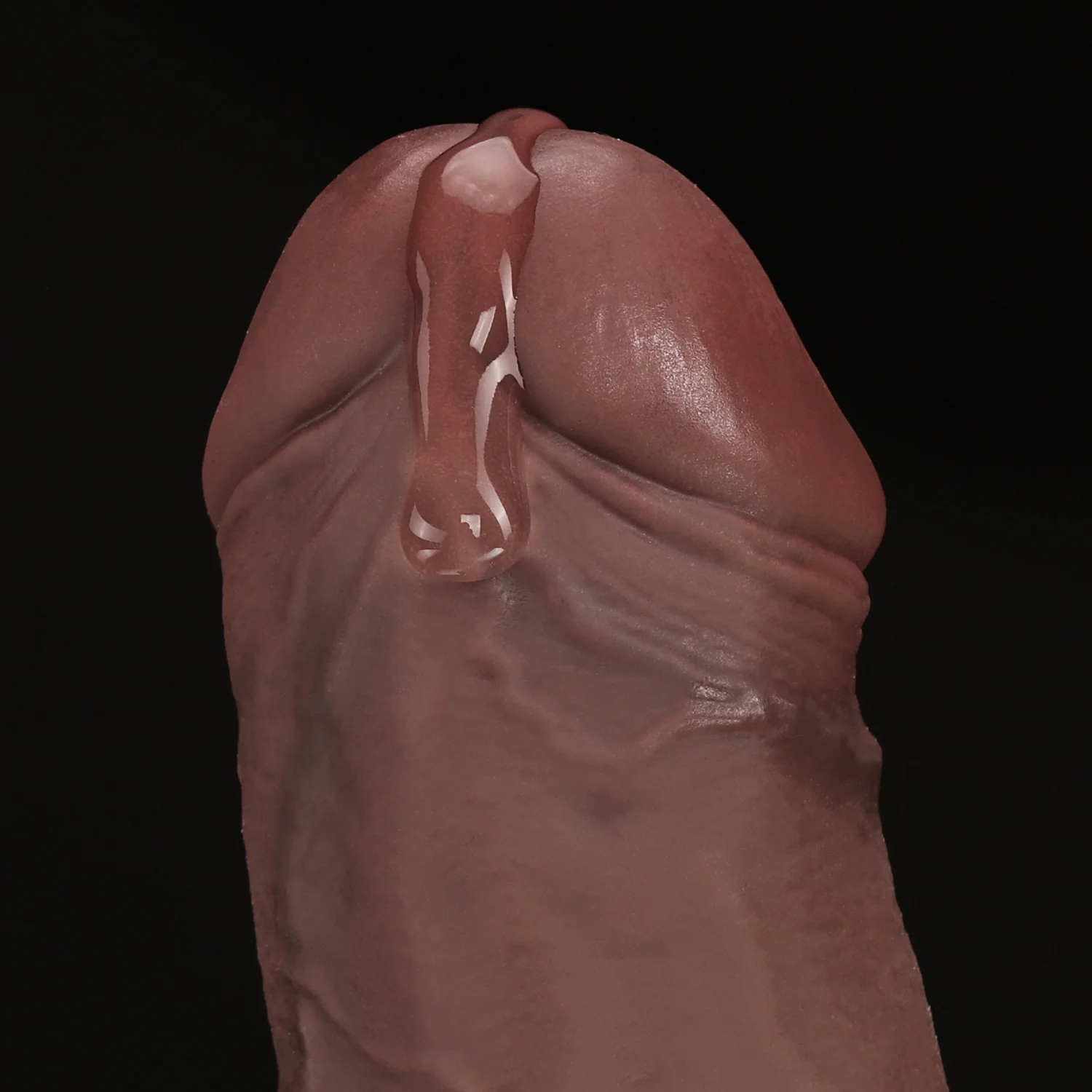 Small Knox-8.6 Inch Dark Realistic Dildo with a Softer Shaft - Image 5